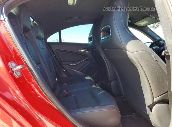 WDDSJ4EB9KN752671 2019 MERCEDES-BENZ CLA-CLASS Red უკანა სავარძლების ხედი