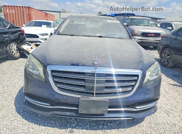 WDDUG6EB2JA347342 2018 MERCEDES-BENZ S Blue Widok z przodu