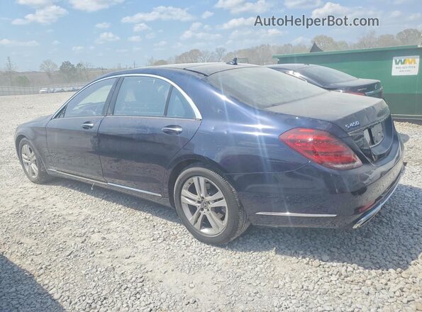 WDDUG6EB2JA347342 2018 MERCEDES-BENZ S Blue Tył lewy