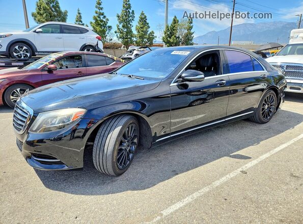 WDDUG8CB1GA257915 2016 MERCEDES-BENZ S Черный Передняя левая четверть