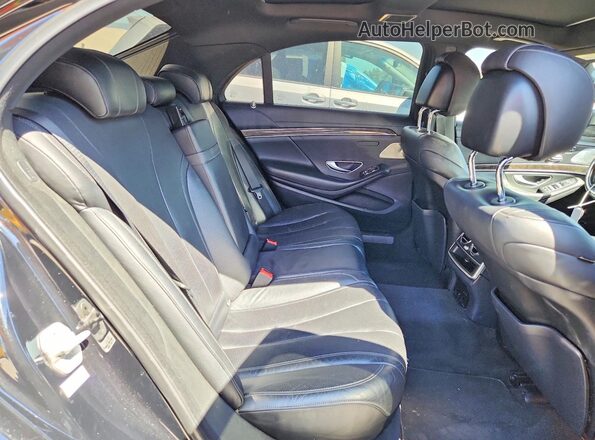 WDDUG8CB1GA257915 2016 MERCEDES-BENZ S Черный Вид задних сидений