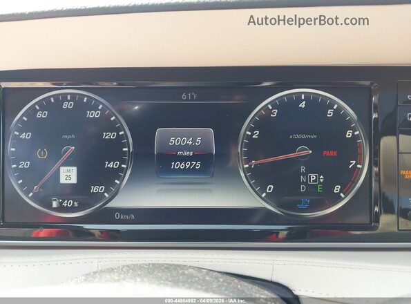 WDDUG8CB7GA236096 2016 MERCEDES-BENZ S-CLASS Белый Вид задних сидений