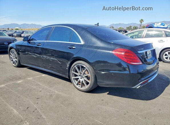 WDDUG8CBXGA245147 2016 MERCEDES-BENZ S Черный Задняя левая четверть