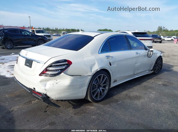 WDDUG8DB0KA474833 2019 MERCEDES-BENZ S-CLASS White Tył prawy