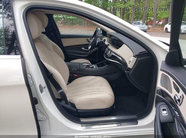 WDDUG8DB7LA521910 2020 MERCEDES-BENZ S-CLASS Белый Вид салона спереди