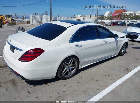 WDDUG8DBXKA487928 2019 MERCEDES-BENZ S-CLASS White Tył prawy