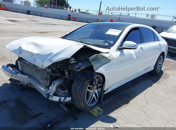 WDDUG8DBXKA487928 2019 MERCEDES-BENZ S-CLASS White Widok z przodu