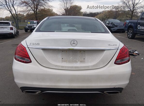 WDDWF4KB3JR311293 2018 MERCEDES-BENZ C-CLASS Белый 