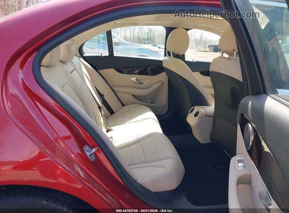 WDDWF4KB3JR318311 2018 MERCEDES-BENZ C-CLASS Красный Вид наклейки с VIN-кодом