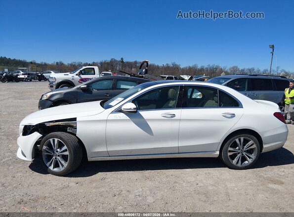 WDDWF4KB4JR319550 2018 MERCEDES-BENZ C-CLASS Белый Панорамный вид салона 360°
