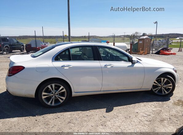WDDWF4KB4JR319550 2018 MERCEDES-BENZ C-CLASS Белый Вид задней части салона