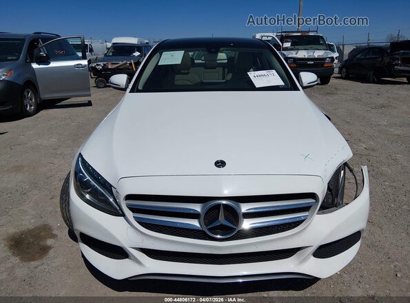 WDDWF4KB4JR319550 2018 MERCEDES-BENZ C-CLASS Белый Вид щитка приборов