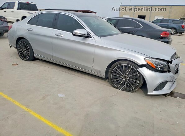 WDDWF8DB4LR558359 2020 MERCEDES-BENZ C Silver Передня права чверть