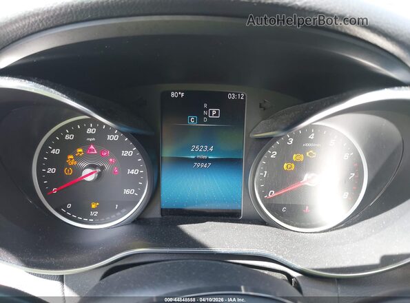 WDDWF8EB5LR541519 2020 MERCEDES-BENZ C-CLASS White Widok tylnych siedzeń