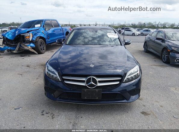 WDDWF8EB8LR548402 2020 MERCEDES-BENZ C-CLASS Синий Вид задней части салона