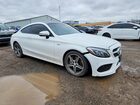 2017 Mercedes-benz C 300 4matic Белый vin: WDDWJ4KB2HF360740