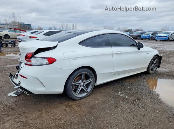 WDDWJ4KB2HF360740 2017 MERCEDES-BENZ C Белый Задняя правая четверть