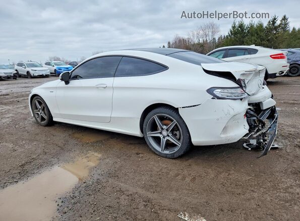 WDDWJ4KB2HF360740 2017 MERCEDES-BENZ C Белый Задняя левая четверть