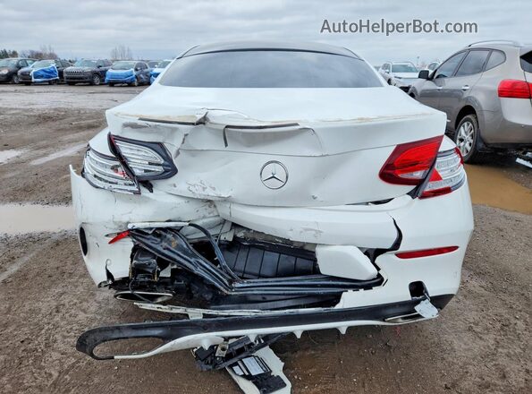 WDDWJ4KB2HF360740 2017 MERCEDES-BENZ C Белый Вид сзади