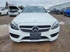 2017 Mercedes-benz C 300 4matic Белый vin: WDDWJ4KB2HF360740