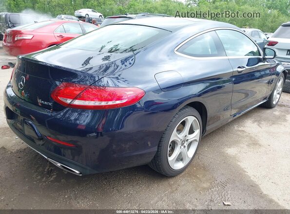 WDDWJ4KB2HF509275 2017 MERCEDES-BENZ C-CLASS Navy Задняя правая четверть