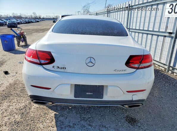 WDDWJ4KB8HF542846 2017 MERCEDES-BENZ C Белый Вид сзади