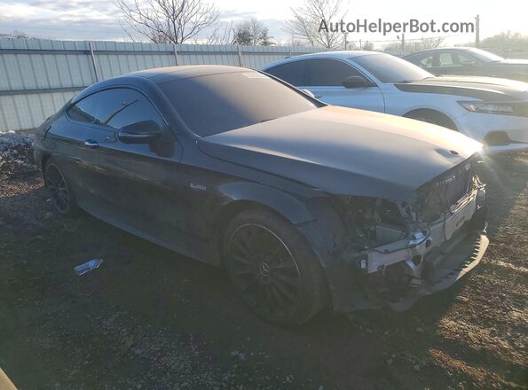 WDDWJ6EB1KF837270 2019 MERCEDES-BENZ C Черный Передняя правая четверть