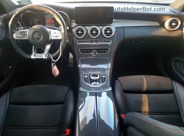 WDDWJ6EB1KF837270 2019 MERCEDES-BENZ C Черный Вид панели приборов
