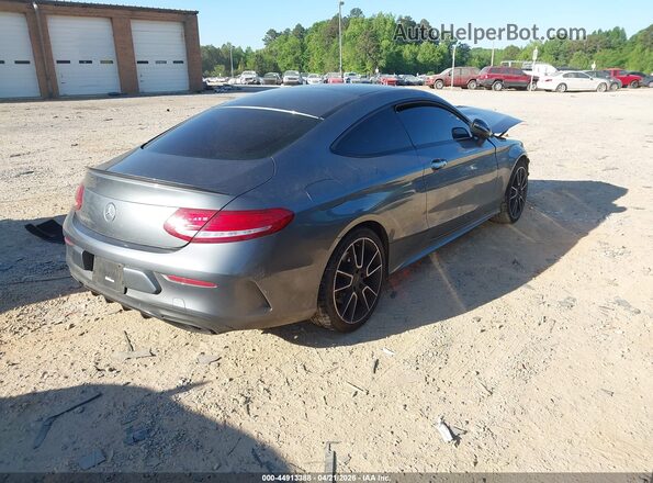 WDDWJ6EB2JF758835 2018 MERCEDES-BENZ AMG C 43 Серый Задняя правая четверть