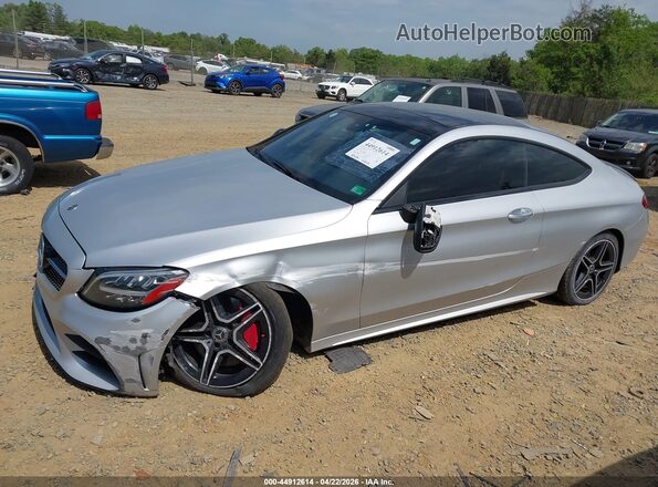 WDDWJ8EB5KF783192 2019 MERCEDES-BENZ C-CLASS Silver Widok z przodu