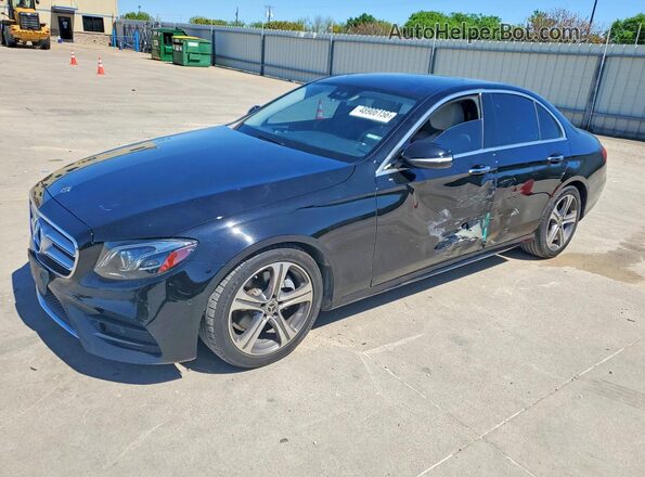WDDZF4JB0JA368015 2018 MERCEDES-BENZ E Черный Передняя левая четверть