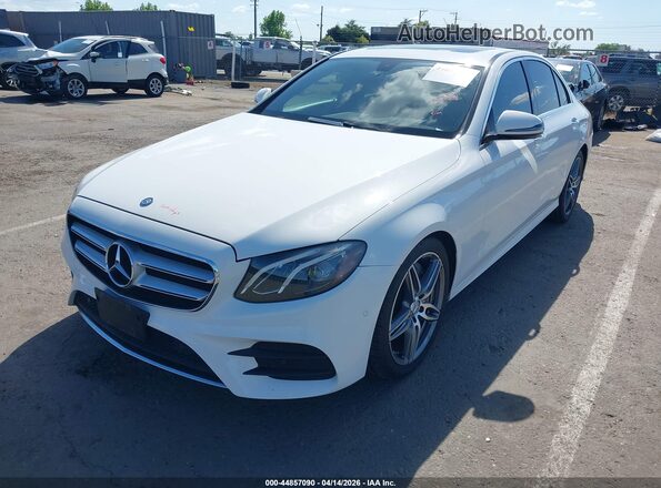 WDDZF4JB2HA099557 2017 MERCEDES-BENZ E-CLASS Белый Передняя левая четверть