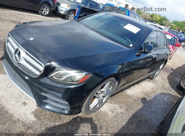 WDDZF4JB4HA147334 2017 MERCEDES-BENZ E-CLASS Черный Передняя левая четверть
