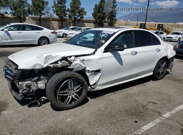 WDDZF4JB7KA489173 2019 MERCEDES-BENZ E White Передня ліва чверть