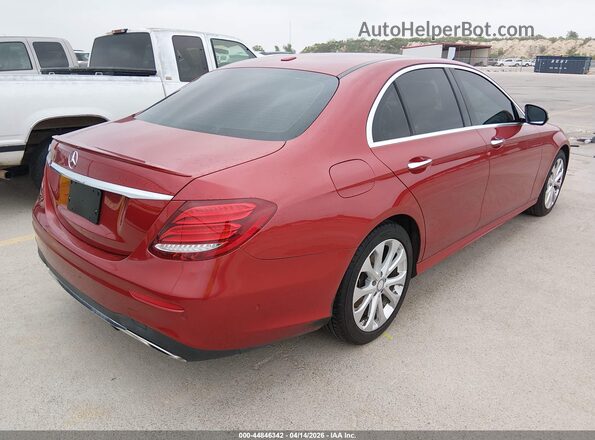WDDZF4JB9HA190860 2017 MERCEDES-BENZ E-CLASS Красный Задняя правая четверть