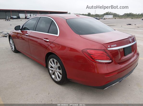 WDDZF4JB9HA190860 2017 MERCEDES-BENZ E-CLASS Красный Задняя левая четверть