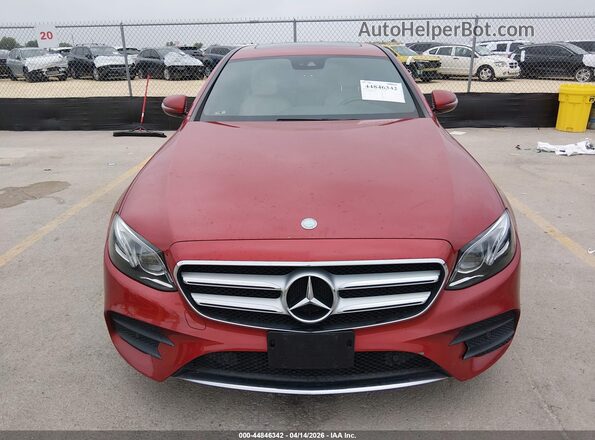 WDDZF4JB9HA190860 2017 MERCEDES-BENZ E-CLASS Красный Вид спереди