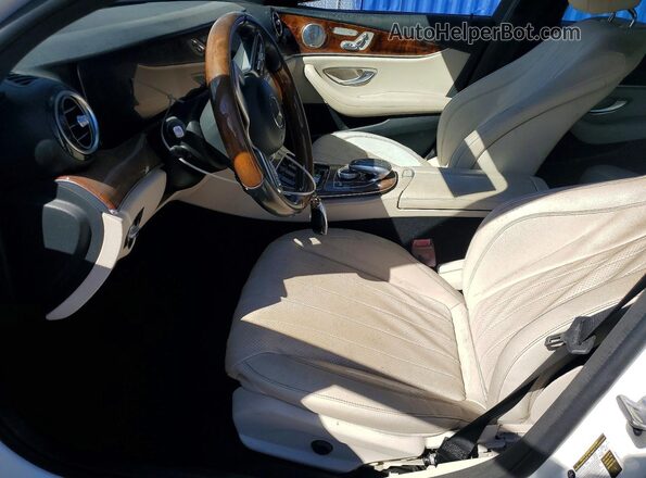 WDDZF4JBXKA508105 2019 MERCEDES-BENZ E Белый Вид салона спереди
