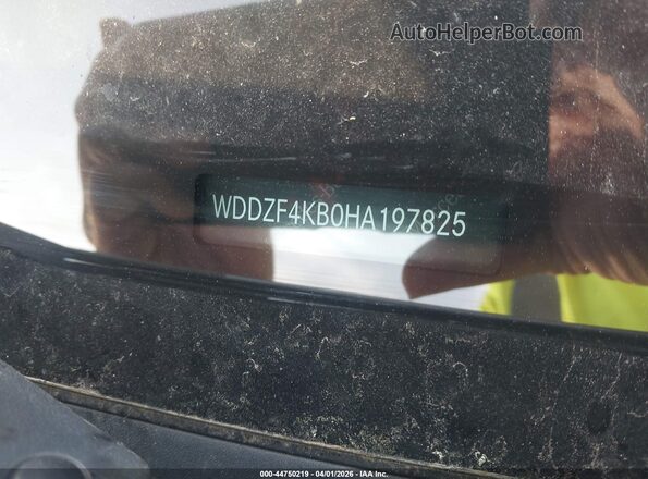 WDDZF4KB0HA197825 2017 MERCEDES-BENZ E-CLASS Серебряный Вид подкапотного пространства