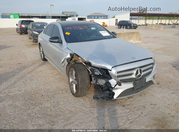 WDDZF4KB0HA197825 2017 MERCEDES-BENZ E-CLASS Серебряный Вид спереди