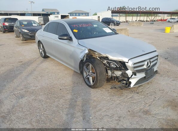 WDDZF4KB0HA197825 2017 MERCEDES-BENZ E-CLASS Серебряный Передняя правая четверть