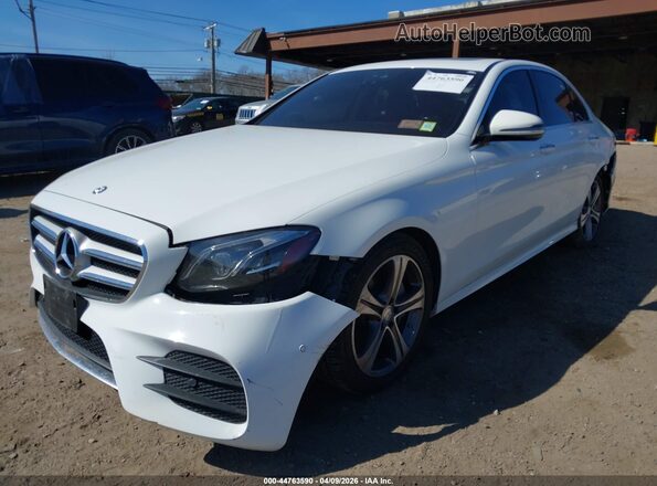 WDDZF4KB2HA112421 2017 MERCEDES-BENZ E-CLASS Белый Передняя левая четверть