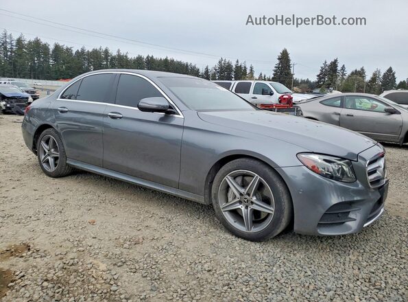 WDDZF4KB2JA371898 2018 MERCEDES-BENZ E Серый Передняя правая четверть
