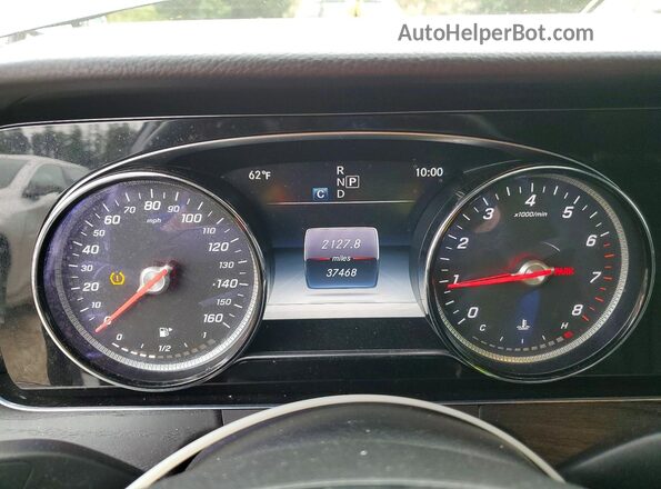 WDDZF4KB2JA371898 2018 MERCEDES-BENZ E Серый Вид щитка приборов