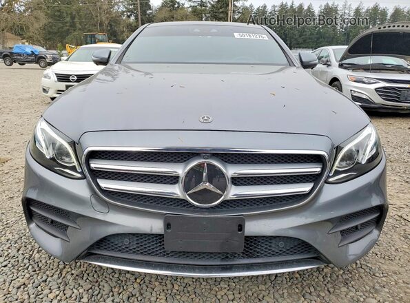 WDDZF4KB2JA371898 2018 MERCEDES-BENZ E Серый Вид спереди