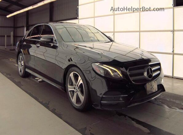 WDDZF4KB2KA573612 2019 MERCEDES-BENZ E Black Przód lewy