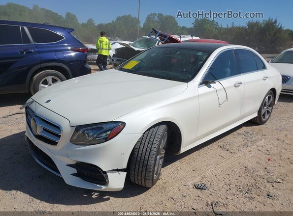 WDDZF4KB4HA281713 2017 MERCEDES-BENZ E-CLASS Белый Передняя левая четверть