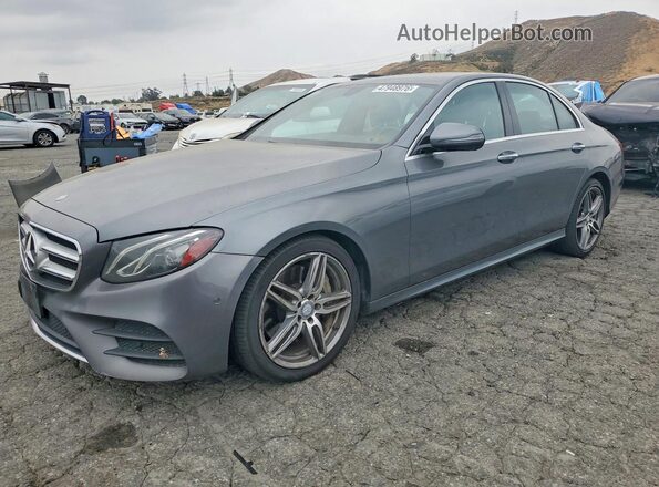WDDZF4KB6HA093517 2017 MERCEDES-BENZ E Gray Передня ліва чверть