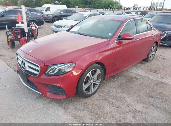 WDDZF4KB7HA199703 2017 MERCEDES-BENZ E-CLASS Бордовый Передняя левая четверть