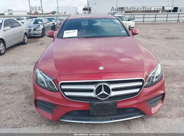 WDDZF4KB7HA199703 2017 MERCEDES-BENZ E-CLASS Бордовый Вид спереди